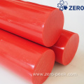 Red color delrin rod